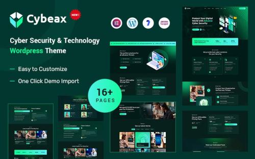 Cybeax – Cyber Security Protection & AI Technology WordPress Theme theme free